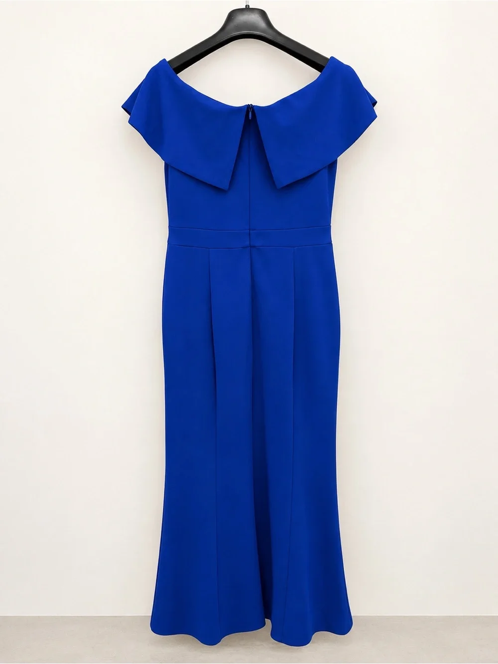 Off-Shoulder Royal Blue Evening Gown